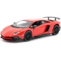 Cochesdemetal.es 2015 Lamborghini Aventador LP 750-4 SV Coupe Red 1:24 Bburago 21079