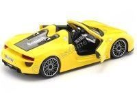 Cochesdemetal.es 2014 Porsche 918 Spyder Amarillo 1:24 Bburago 21076