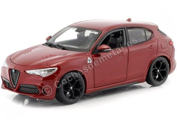 Cochesdemetal.es 2016 Alfa Romeo Stelvio Rojo 1:24 Bburago 21086