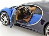 Cochesdemetal.es 2016 Bugatti Chiron Azul-Azul 1:24 Maisto 31514