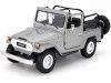 Cochesdemetal.es 1974 Toyota FJ40 Convertible Gris 1:24 Motor MAX 79330