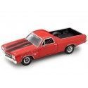 Cochesdemetal.es 1970 Chevrolet El Camino SS396 Rojo 1:24 Motor MAX 79347