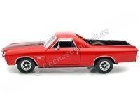 Cochesdemetal.es 1970 Chevrolet El Camino SS396 Rojo 1:24 Motor MAX 79347