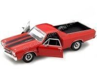 Cochesdemetal.es 1970 Chevrolet El Camino SS396 Rojo 1:24 Motor MAX 79347