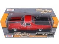 Cochesdemetal.es 1970 Chevrolet El Camino SS396 Rojo 1:24 Motor MAX 79347