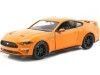 Cochesdemetal.es 2018 Ford Mustang GT 5.0 Cupe Naranja 1:24 Motor MAX 79352