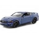 Cochesdemetal.es 2018 Ford Mustang GT 5.0 Cupe Azul Metalizado 1:24 Motor MAX 79352