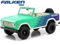 Cochesdemetal.es 1976 Ford Bronco "Falken Tires" 1:18 Greenlight 19070