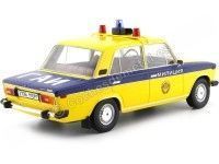 Cochesdemetal.es 1976 Lada 2106 (Seat 124) Policia URSS Amarillo/Azul 1:18 Triple-9 1800246