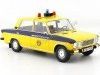 Cochesdemetal.es 1976 Lada 2106 (Seat 124) Policia URSS Amarillo/Azul 1:18 Triple-9 1800246