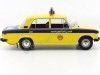Cochesdemetal.es 1976 Lada 2106 (Seat 124) Policia URSS Amarillo/Azul 1:18 Triple-9 1800246