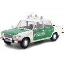 Cochesdemetal.es 1976 Lada 2106 (Seat 124) Policia Alemania Blanco/Verde 1:18 Triple-9 1800245