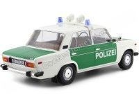 Cochesdemetal.es 1976 Lada 2106 (Seat 124) Policia Alemania Blanco/Verde 1:18 Triple-9 1800245