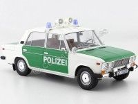 Cochesdemetal.es 1976 Lada 2106 (Seat 124) Policia Alemania Blanco/Verde 1:18 Triple-9 1800245