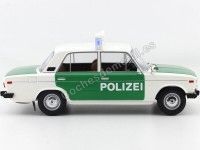 Cochesdemetal.es 1976 Lada 2106 (Seat 124) Policia Alemania Blanco/Verde 1:18 Triple-9 1800245
