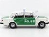 Cochesdemetal.es 1976 Lada 2106 (Seat 124) Policia Alemania Blanco/Verde 1:18 Triple-9 1800245