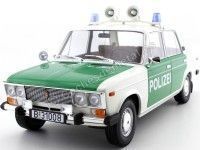 Cochesdemetal.es 1976 Lada 2106 (Seat 124) Policia Alemania Blanco/Verde 1:18 Triple-9 1800245