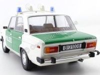 Cochesdemetal.es 1976 Lada 2106 (Seat 124) Policia Alemania Blanco/Verde 1:18 Triple-9 1800245