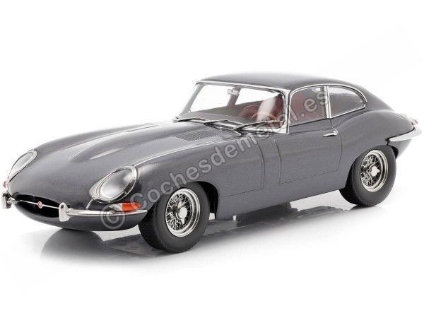 Cochesdemetal.es 1961 Jaguar E-Type Coupe Series 1 LHD Gris Metalizado 1:18 KK-Scale KKDC180432
