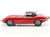 Cochesdemetal.es 1961 Jaguar E-Type Cabriolet Closed Top Series 1 LHD Rojo 1:18 KK-Scale KKDC180484