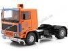 Cochesdemetal.es 1977 Camion Volvo F12 "Deutrans" Naranja/Azul 1:18 Road Kings 180034