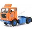 Cochesdemetal.es 1965 Camion Volvo F88 "Deutrans" Naranja/Azul 1:18 Road Kings 180062