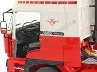 Cochesdemetal.es 1982 Camion DAF 3600 SpaceCab Blanco/Rojo 1:18 Road Kings 180093