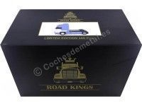 Cochesdemetal.es 1995 Camion Scania 143 Streamline Azul/Blanco 1:18 Road Kings 180104