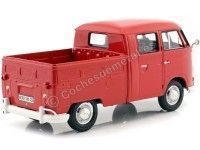 Cochesdemetal.es 1967 Volkswagen Type 2 T1 Cabina Doble Pickup Rojo 1:24 Motor Max 79343