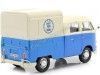 Cochesdemetal.es 1967 Volkswagen Type 2 T1 Pickup Food Truck Azul/Blanco 1:24 Motor Max 79576