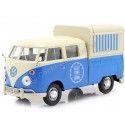 Cochesdemetal.es 1967 Volkswagen Type 2 T1 Pickup Food Truck Azul/Blanco 1:24 Motor Max 79576