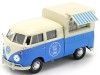 Cochesdemetal.es 1967 Volkswagen Type 2 T1 Pickup Food Truck Azul/Blanco 1:24 Motor Max 79576