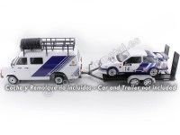 Cochesdemetal.es 1979 Ford Transit MKII VAN Team Ford Rally Assistance con accesorios 1:18 Ixo Models RMC058XE