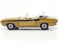 Cochesdemetal.es 1971 Dodge Challenger 340 Convertible "The Mod Squad" Metallic Gold 1.18 GreenLight 13566