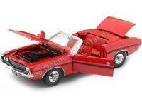 Cochesdemetal.es 1970 Dodge Challenger RT Convertible "The Mod Squad" Rallye Red 1:18 GreenLight 13565