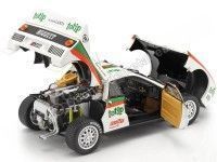 Cochesdemetal.es 1983 Lancia 037 Rally Nº18 Biasion/Siviero Rallye SanRemo 1:18 Kyosho 08306B