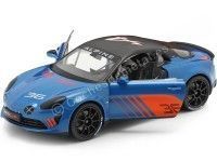 Cochesdemetal.es 2019 Alpine A110 Cup Launch Livery Azul/Naranja/Negro 1:18 Solido S1801605