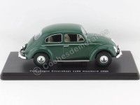 Cochesdemetal.es 1960 Volkswagen VW Escarabajo 1200 Standard Verde "Coches Inolvidables" 1:24 Editorial Salvat ES16