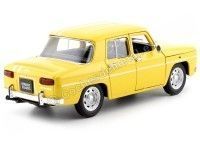 Cochesdemetal.es 1967 Renault 8 R8 Gordini 1100 Amarillo/Blanco 1:24 Welly 24015