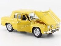 Cochesdemetal.es 1967 Renault 8 R8 Gordini 1100 Amarillo/Blanco 1:24 Welly 24015