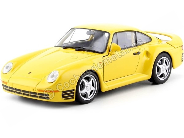 Cochesdemetal.es 1986 Porsche 959 Amarillo 1:24 Welly 24076