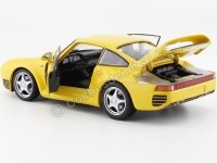 Cochesdemetal.es 1986 Porsche 959 Amarillo 1:24 Welly 24076