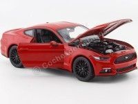 Cochesdemetal.es 2015 Ford Mustang GT Rojo 1:24 Welly 24062