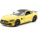 Cochesdemetal.es 2015 Mercedes-Benz AMG GT R Coupe (C190) Amarillo Metalizado 1:24 Welly 24081