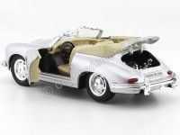 Cochesdemetal.es 1958 Porsche 356B Cabrio Gris 1:24 Welly 29390