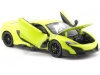 Cochesdemetal.es 2017 McLaren 675LT Coupe Light Green 1:24 Welly 24089