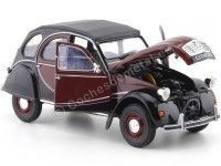 Cochesdemetal.es 1982 Citroen 2CV 6 Charleston Rojo/Negro 1:24 Welly 24009