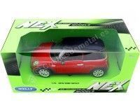 Cochesdemetal.es 2014 Mini Cooper S Rojo/Negro 1:24 Welly 24058