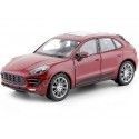 Cochesdemetal.es 2014 Porsche Macan Turbo Rojo Metalizado 1:24 Welly 24047