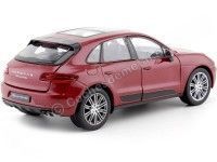 Cochesdemetal.es 2014 Porsche Macan Turbo Rojo Metalizado 1:24 Welly 24047